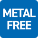 Metalliton turvakenkä
