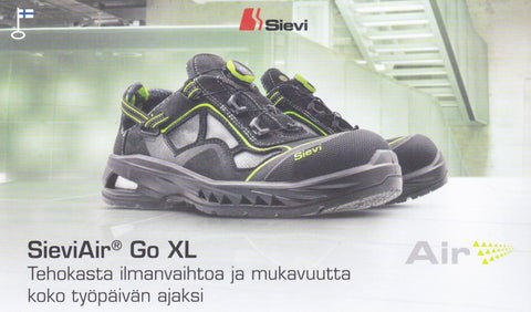 SieviAir Go XL - Tehokasta ilmanvaihtoa ja mukavuutta koko työpäiväksi!