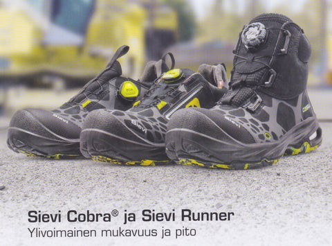 Sievi Cobra ja Sievi Runner - Ylivoimainen mukavuus ja pito - Sievi Shop