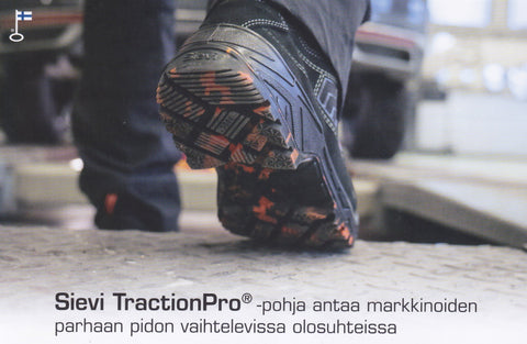 Sievi TractionPro kengänpohja antaa markkinoiden parhaan pidon! Sievi Shop