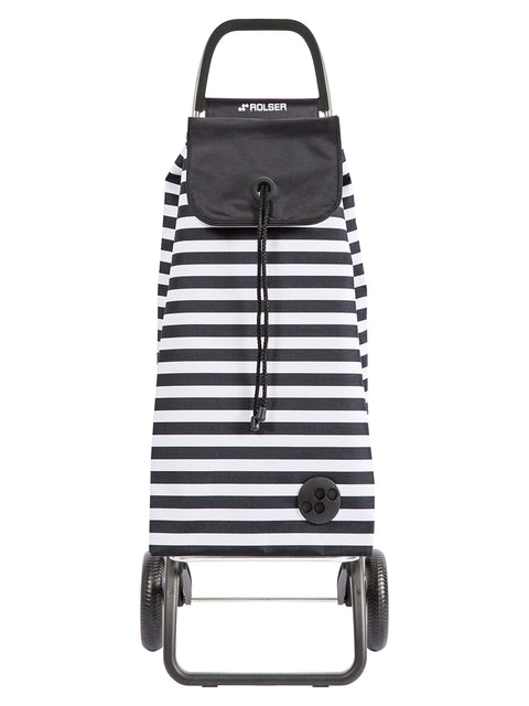 Ostoskärry I-Max Marina 2L mustavalkoinen 2 renkaalla