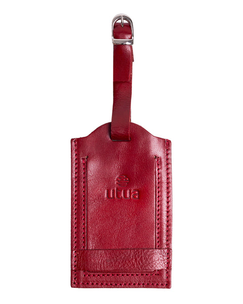 Matkalaukkutagi kasviparkittu punainen