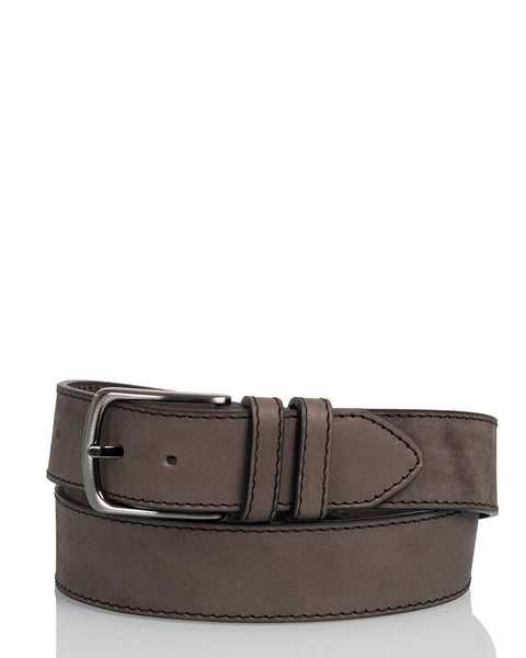 Utua nahkavyö 4cm harmaa - Image 1