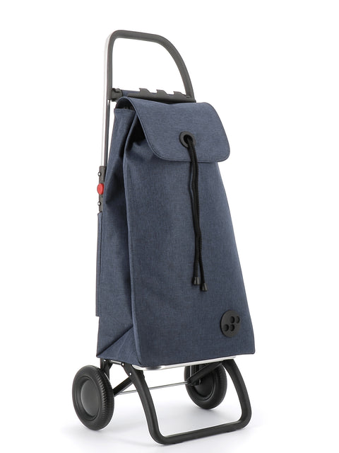 Ostoskärry I-Max Tweed 2L siniharmaa 2 renkaalla - Image 2