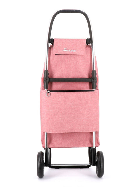 Ostoskärry I-Max Tweed 2L koralli 2 renkaalla - Image 4