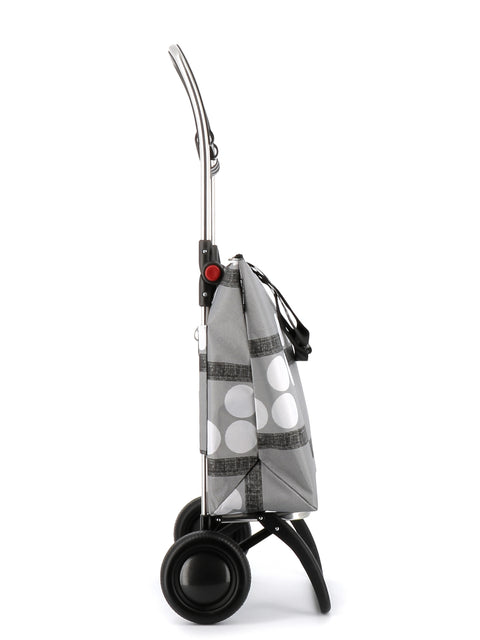 Ostoskärry Mini Bag Plus Logos 2L valkoharmaa 2 renkaalla - Image 4