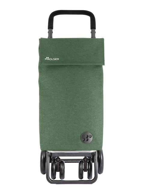 Ostoskärry Sbelta Tweed 4 renkaalla, 2 kääntyvällä eturenkaalla ja säädettävällä kahvalla - Image 1