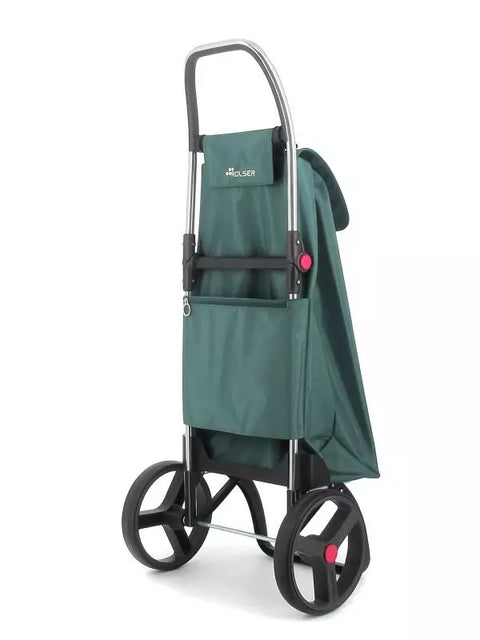 Ostoskärry I-Max MF merenvihreä 2 isolla renkaalla - Image 3