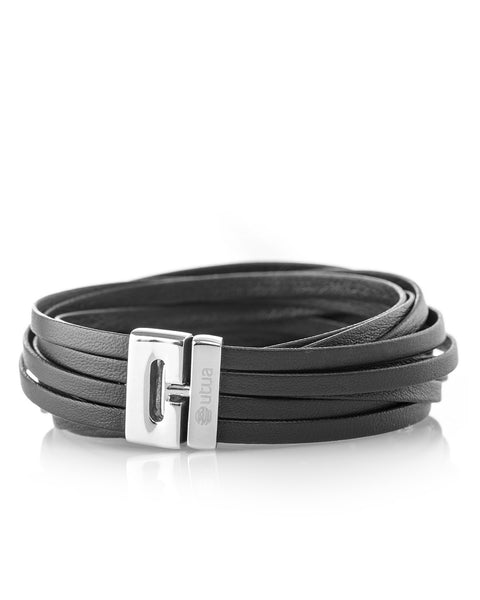 Utua Kierre rannekoru musta