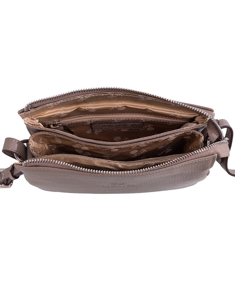 Ihme Exclusive vaaleanharmaa pikkulaukku