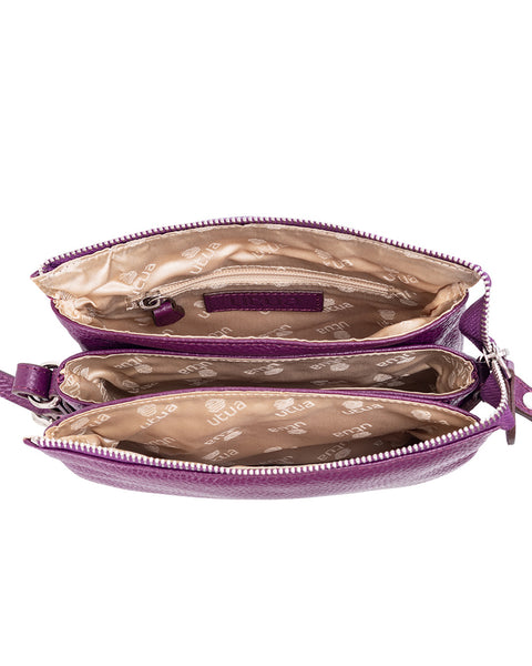 Ihme Exclusive tumma violetti pikkulaukku kotimaiselta Utualta Sievi shopista