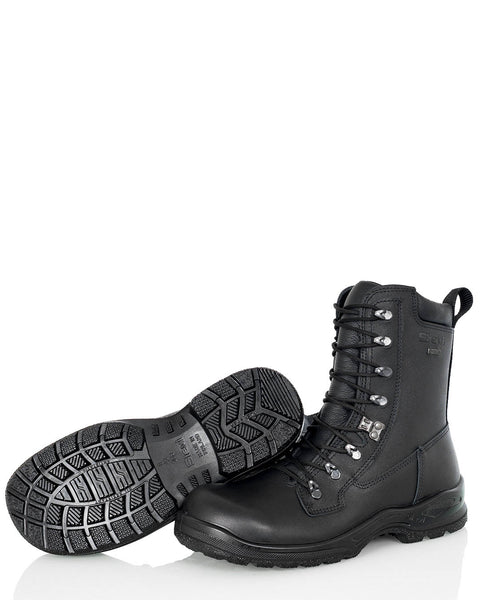 Joka sään vedenpitävät varsikengät pitävällä pohjalla ja leveällä lestillä Sievi Ruska goretex