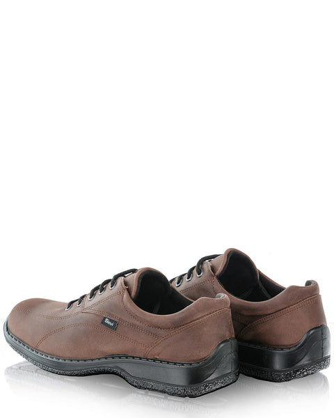 Kotimainen miesten kenkä arkeen ja juhlaan Sievi Patrik XL ruskea