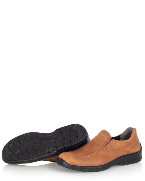 Kotimainen miesten kesäkenkä juhlaan ja arkeen Sievi Anton ruskea