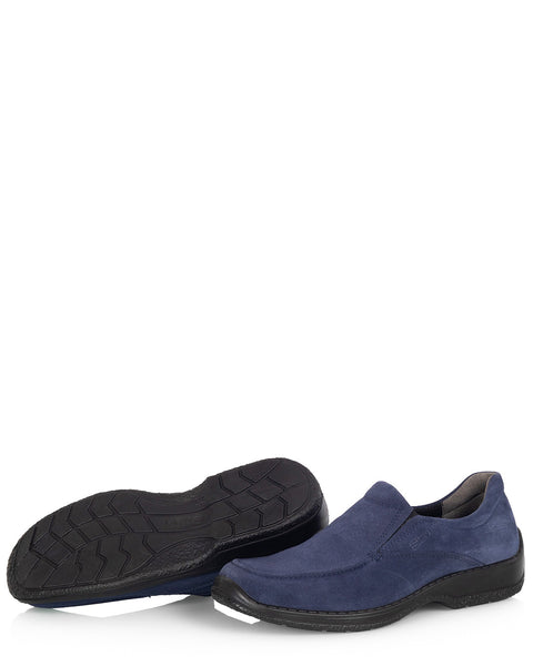 Kotimainen miesten kesäkenkä juhlaan ja arkeen Sievi Anton sininen