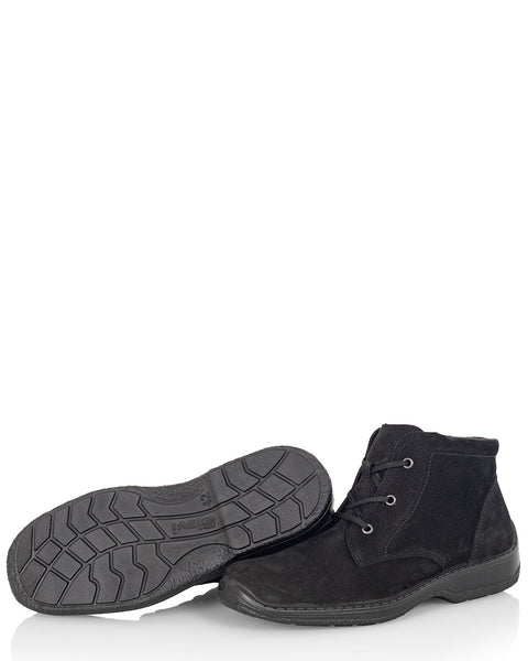 Kotimaiset miesten talvikengät pitävällä kitkapohjalla Sievi Noel musta