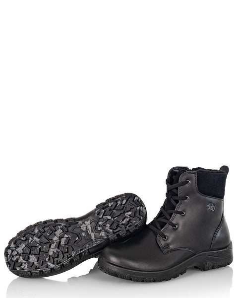 Kotimaiset naisten talvikengät pitävällä kitkapohjalla Sievi Aira XL musta