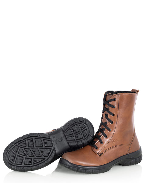 Kotimaiset naisten talvikengät pitävällä kitkapohjalla Sievi Emilia ruskea