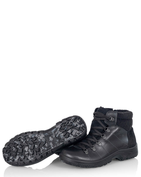 Kotimaiset naisten talvikengät pitävällä kitkapohjalla Sievi Kirsi musta