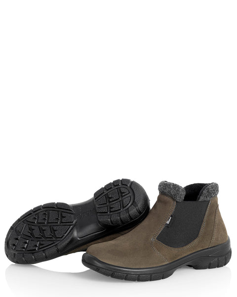 Kotimaiset naisten talvikengät pitävällä kitkapohjalla Sievi Minja vihreä