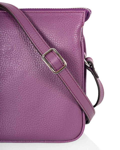 Laadukas ja tyylikäs Utua Ihme Exclusive vaalea violetti pikku laukku aitoa nahkaa Sievi Shopista
