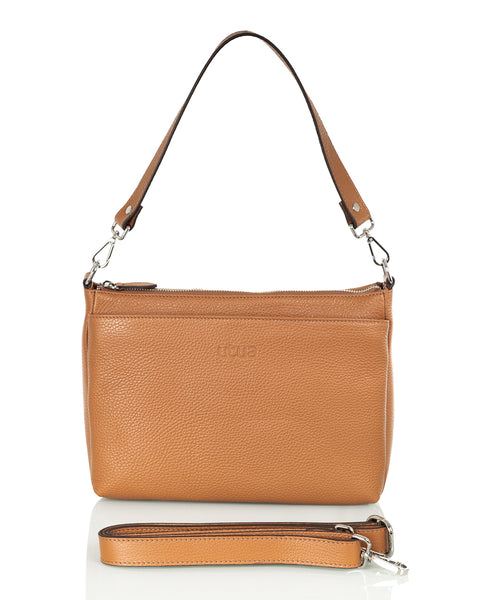 Laadukas ja tyylikäs Utua Kajo Exclusive ruskea olkalaukku aitoa nahkaa Sievi shopista