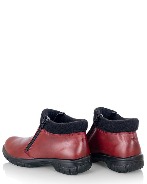 Lämpimät naisten talvinilkkurit Sievi Taina XL viininpunainen kahdella vetoketjulla