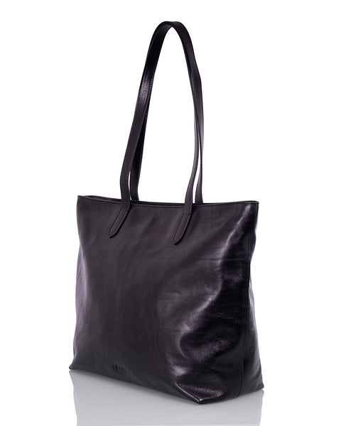 Lund Exclusive musta kasviparkittu käsilaukku