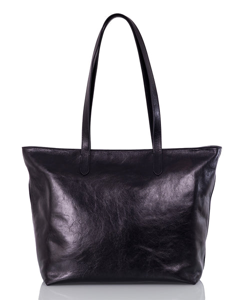 Lund Exclusive musta kasviparkittu käsilaukku