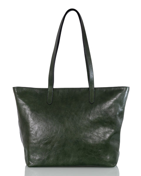 Lund Exclusive vihreä kasviparkittu käsilaukku