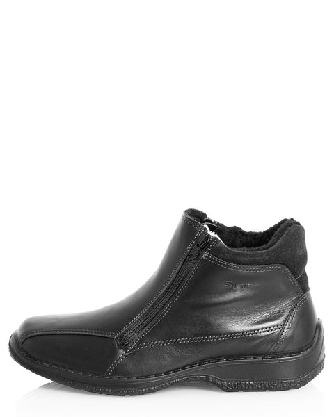 Miesten talvikengät Sievi Risto XL musta leveällä lestillä