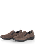 Miesten tyylikäs loafer tilavalla lestillä Sievi Tuomo XL ruskea