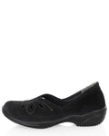 Naisten laadukas loaferi Sievi Pioni musta työhön ja vapaa-aikaan