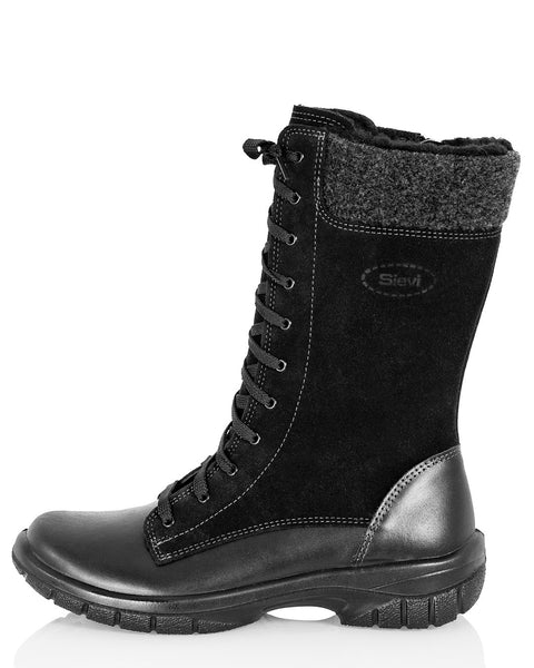 Naisten laadukkaat talvikengät Sievi Vilja musta