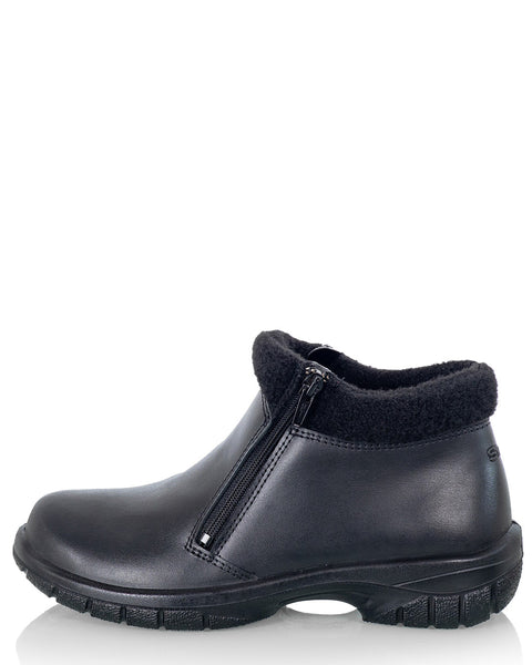 Naisten nilkkurit Sievi Taina XL musta leveällä lestillä