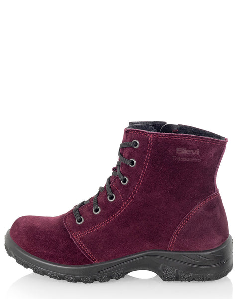 Naisten talvikengät Sievi Eevi XL luumu laajalla lestillä