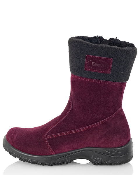 Naisten talvikengät Sievi Katja XL luumu leveällä lestillä