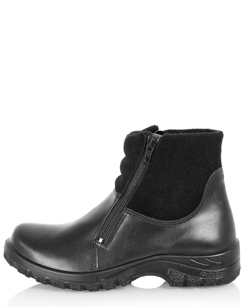 Naisten talvikengät Sievi Niina XL musta leveällä lestillä