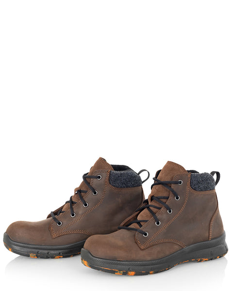 Nuorekkaat talvikengät nauhoilla Sievi Racer TR Soft High tummanruskea