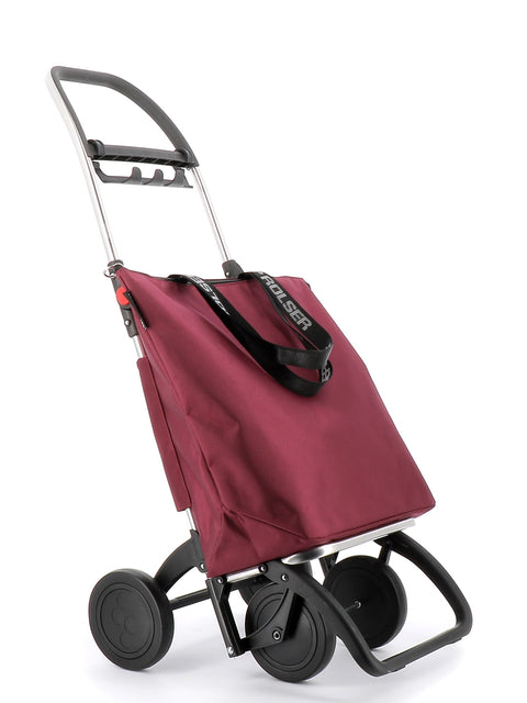 Ostoskärry torille, kauppaan ja harrastuksiin Rolser Mini Bag Plus MF 4L luumu