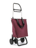 Rolser Mini Bag Plus MF 4L ostoskärry luumu neljällä renkaalla Sievi Shopista