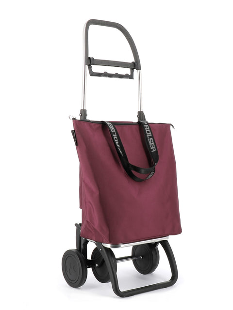 Rolser Mini Bag Plus MF 4L ostoskärry luumu neljällä renkaalla Sievi Shopista