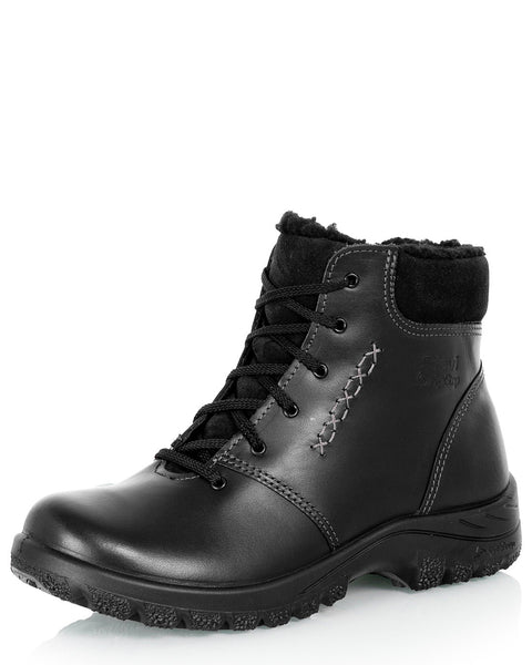 Sievi Aila XL musta naisten talvikengät villavuorella