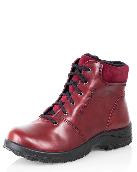 Sievi Aila XL punainen naisten talvikengät villavuorella