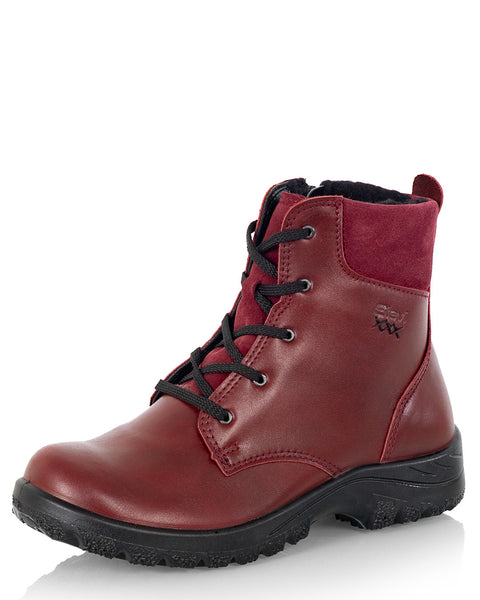 Sievi Aira XL viininpunainen naisten talvikengät villavuorella