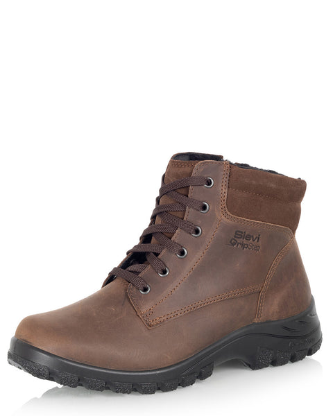 Sievi Atte XL tummanruskea miesten talvikengät villavuorella