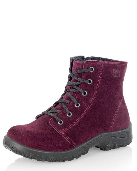 Sievi Eevi XL luumu naisten talvikengät villavuorella