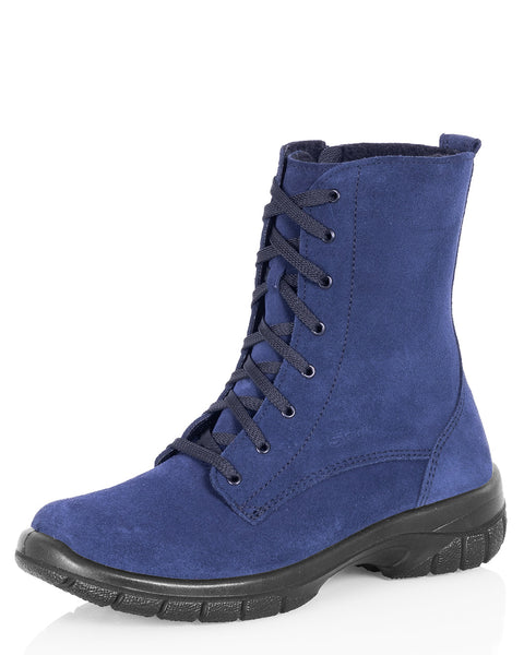 Sievi Emilia sininen naisten talvikengät lämpimällä vuorella