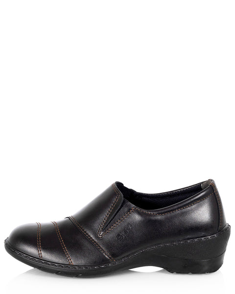 Sievi Julianna musta naisten kiilakorollinen kävelykenkä