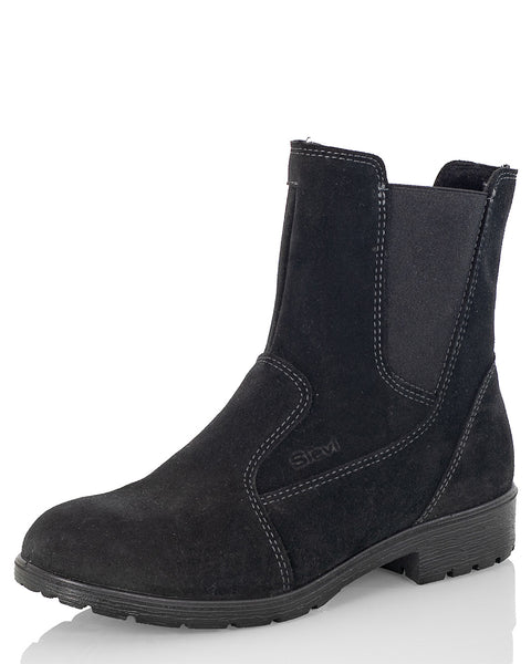 Sievi Jutta XL musta naisten talvikengät lämpimällä vuorella